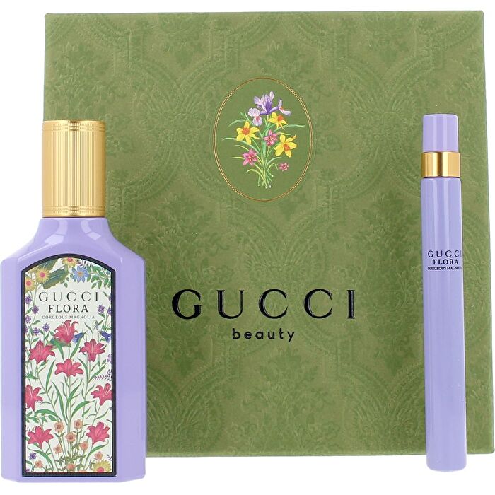Gucci Flora Gorgeous Magnolia Woman Set Eau De Parfum 50ml & 10ml (new Pack)