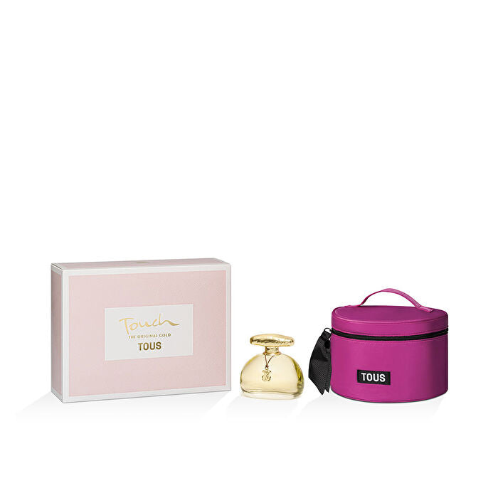 Tous Touch The Original Gold Woman Set Eau De Toilette 100ml & Toiletry Bag