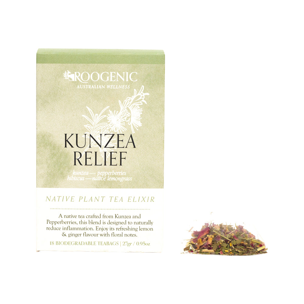 Roogenic Kunzea Relief Tea X 18 Tea Bags