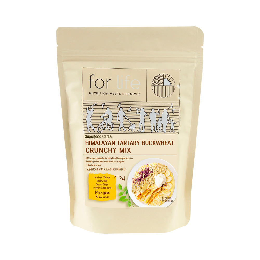 Forlife Himalayan Buckwheat Crunchy Mix Mango Banana 350g