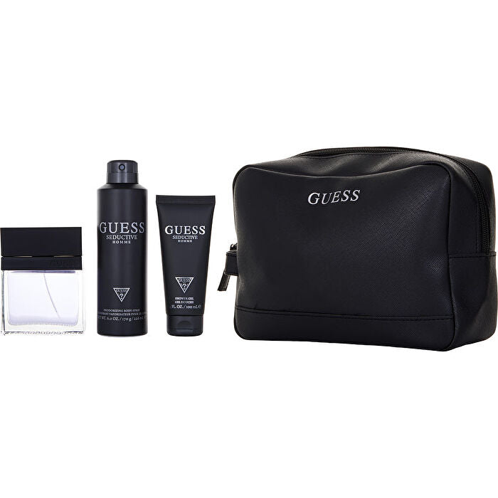 Guess Seductive Homme Man Set Eau De Toilette 100ml & Sg 100ml & Body Spray 226ml & Pouch