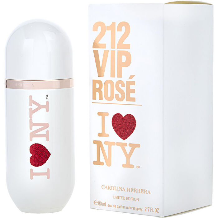 Carolina Herrera 212 Vip Rose I Love Ny Limited Edition Woman Eau De Parfum 80ml