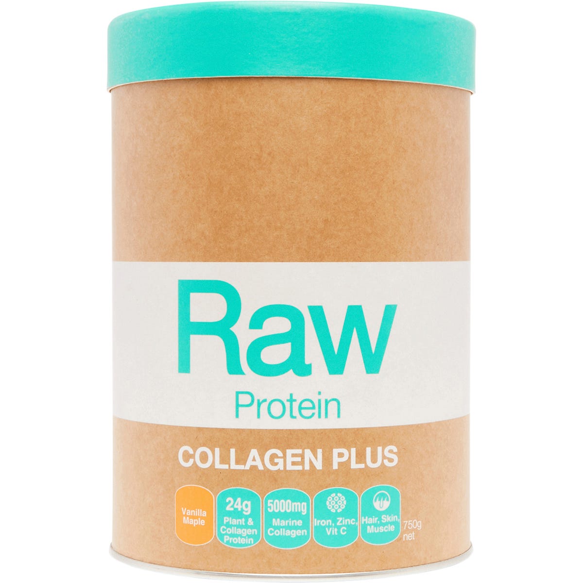 Raw Protein Collagen Plus Vanilla Maple 750g