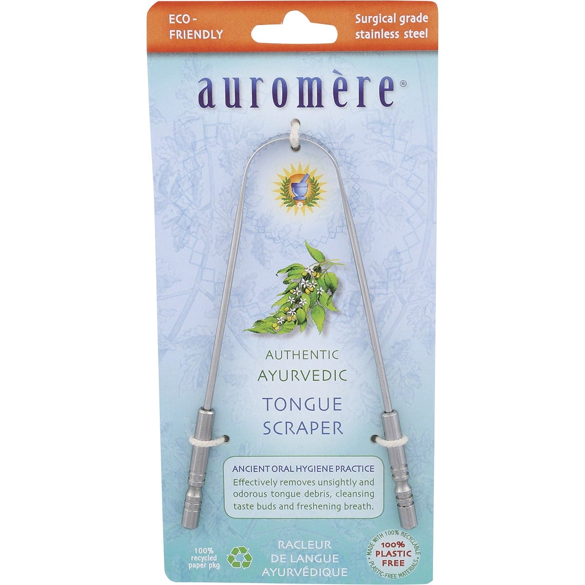 Tongue Scraper Ayurvedic Surgical Grade Stainless Steel x6