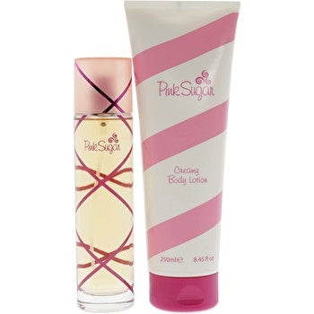 Aquolina Pink Sugar Candy Dream Sweet Addiction Woman Set Eau De Toilette 100ml & Bl 250ml