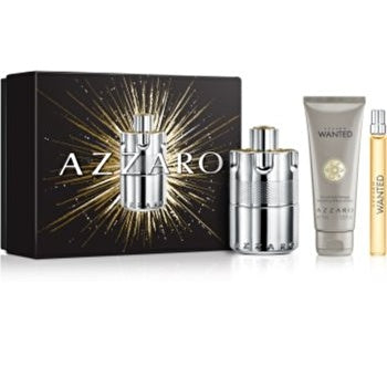Azzaro Wanted Man Set Eau De Parfum 100ml & Eau De Parfum 10ml & Sg 75ml