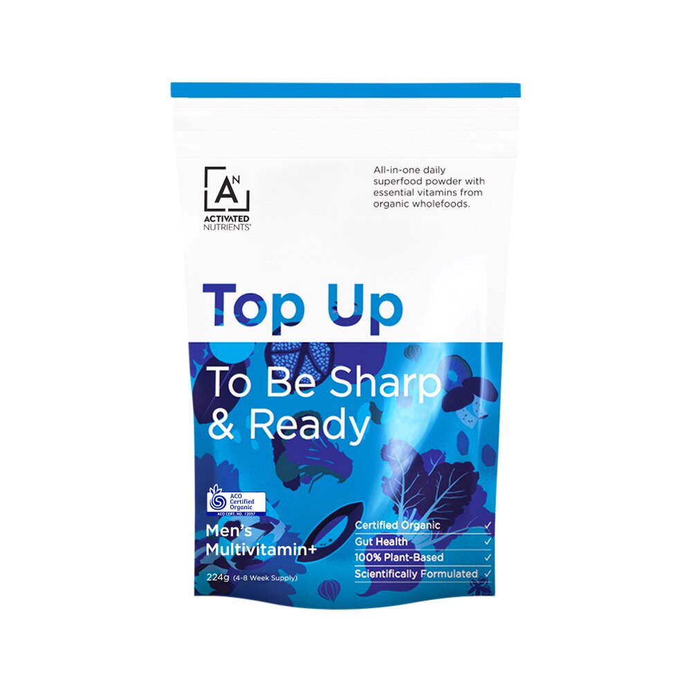 Activated Nutrients Org Top Up Men's Multivitamin 224g
