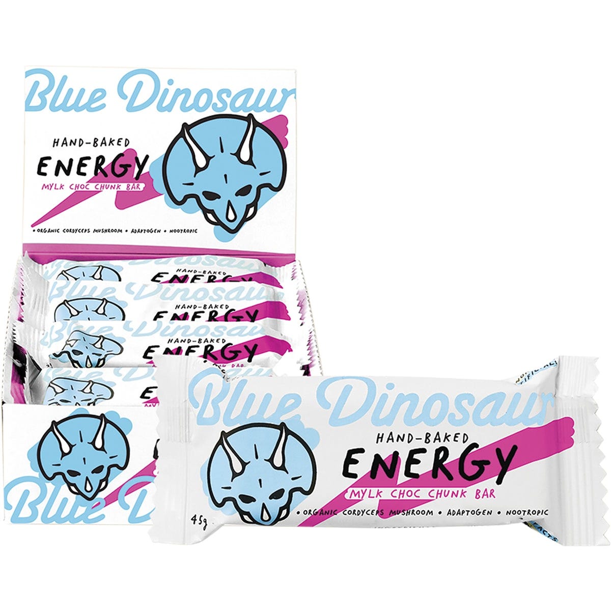 Hand-Baked Energy Bar Mylk Choc Chunk 12x45g