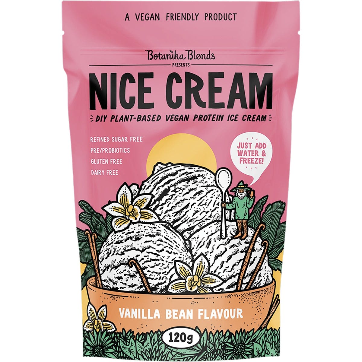 Nice Cream Vanilla Bean 120g