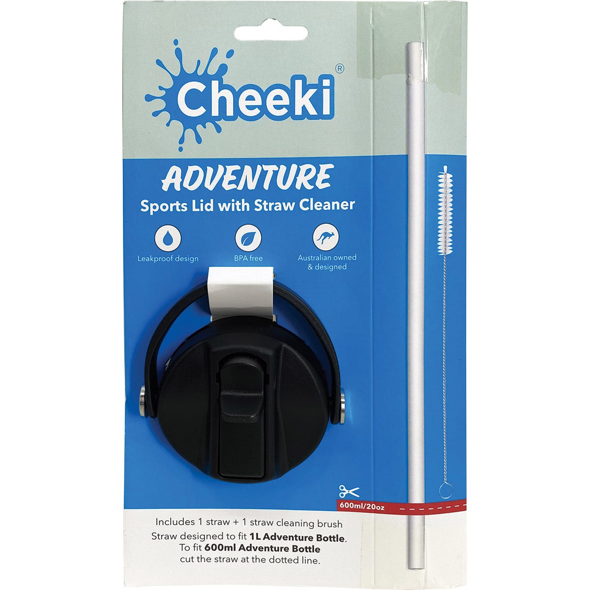 Adventure Sports Lid With Straw Cleaner