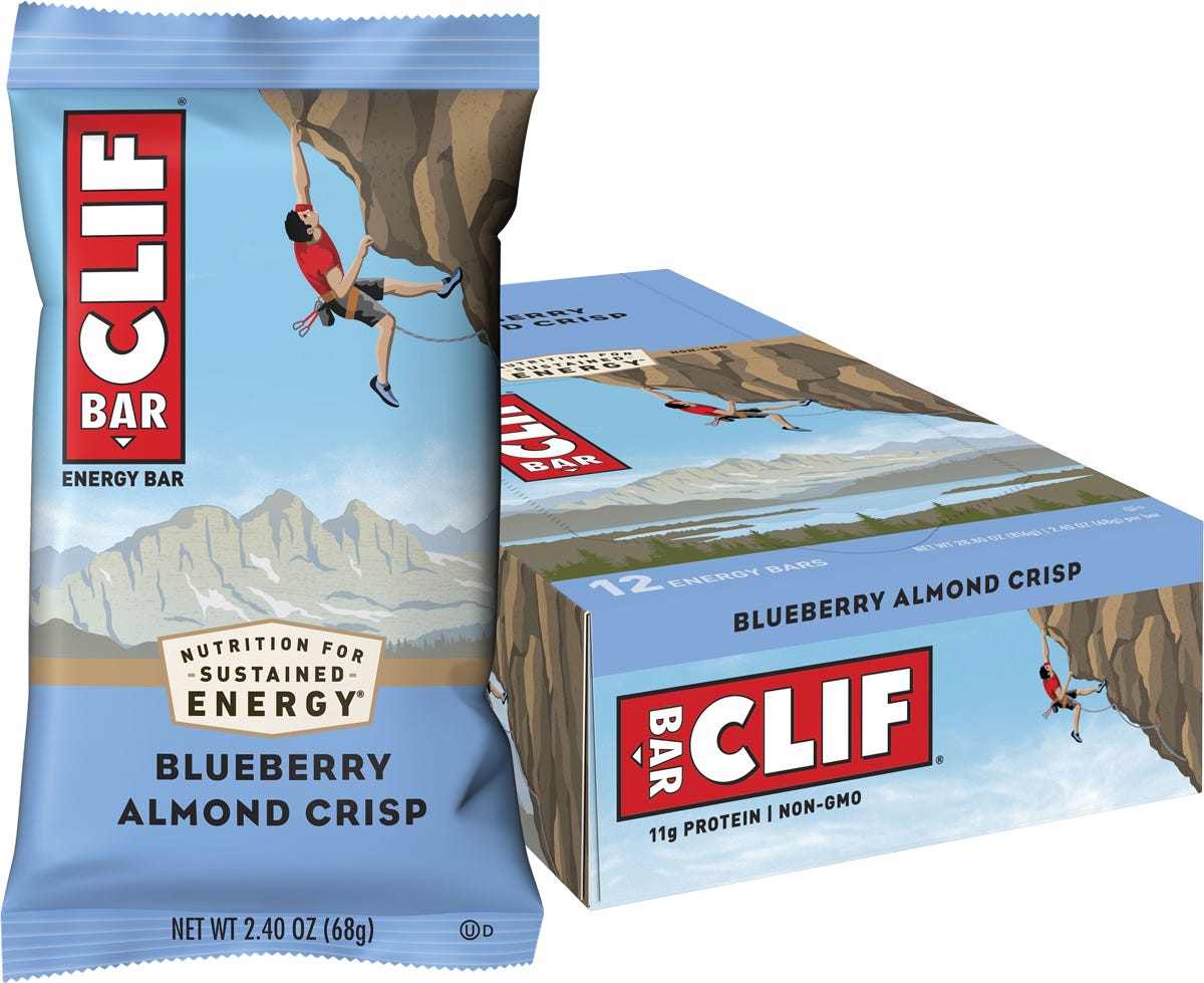 Energy Bar Blueberry Almond Crisp 12x68g