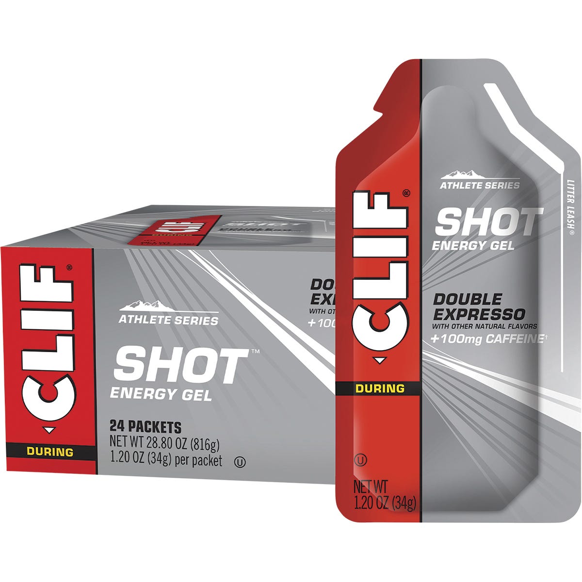 Shot Energy Gel Double Expresso 100mg Caffeine 24x34g