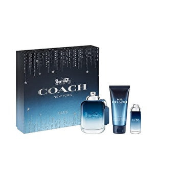 Coach Blue Man Set Eau De Toilette 100ml & Eau De Toilette 15ml & All-over Shower Gel 100ml