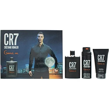 Cristiano Ronaldo Cr7 Game On Man Set Eau De Toilette 100ml & Sg 150ml & Body Spray 150ml