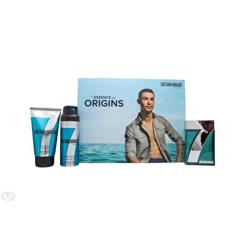 Cristiano Ronaldo Cr7 Origins Man Set Eau De Toilette 100ml & Sg 150ml & Body Spray 150ml