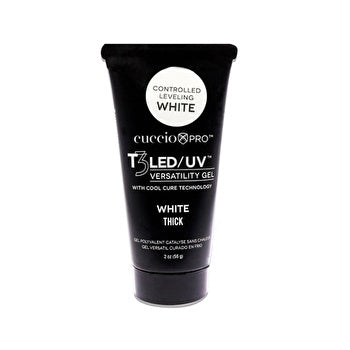 Cuccio Pro T3 Cool Cure Versatility Controlled Leveling White Woman 56g Nail Gel