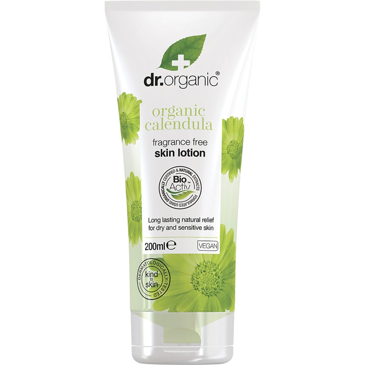 Fragrance Free Skin Lotion Organic Calendula 200ml