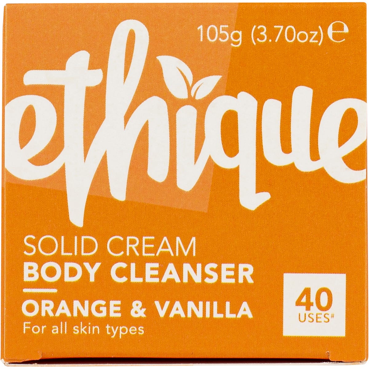 Solid Cream Body Cleanser Orange & Vanilla 105g
