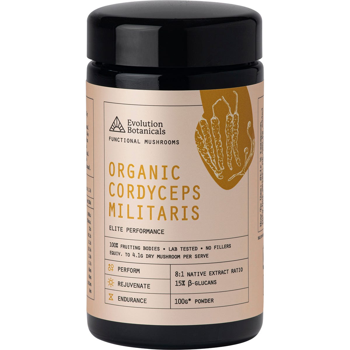 Organic Cordyceps Militaris Elite Performance 100g