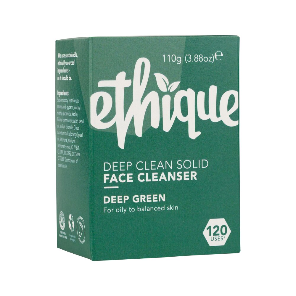 Ethique Bar Face Cleanser Deep Green 110g