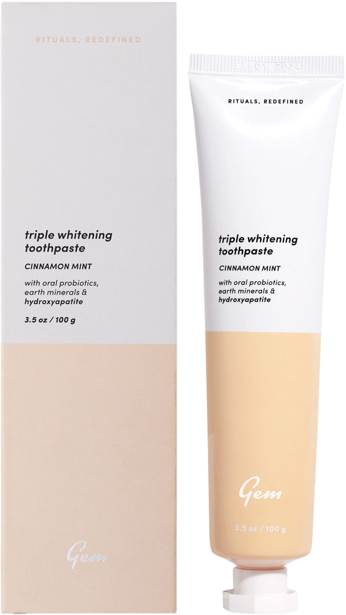 Toothpaste Triple Whitening Cinnamon Mint 100g