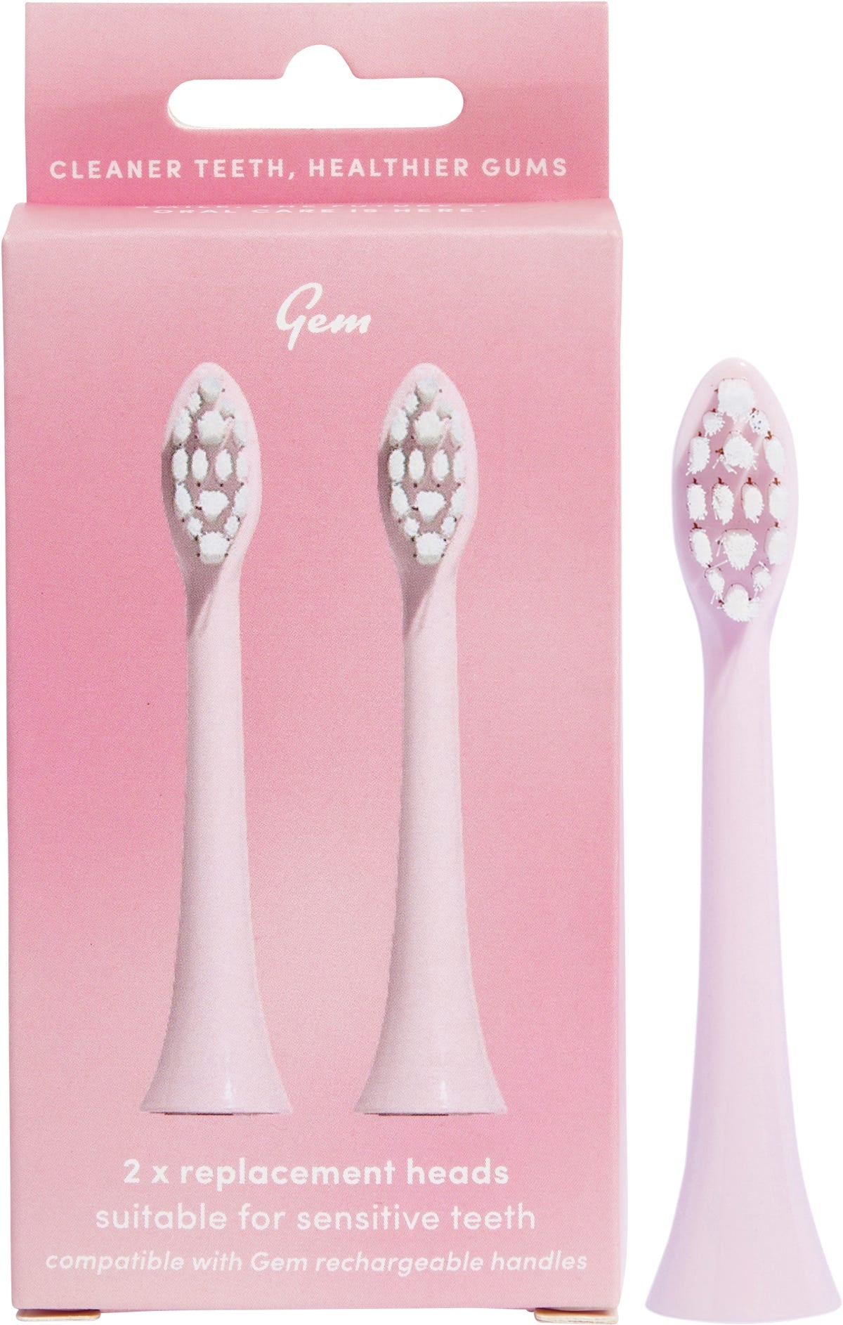 Electric Toothbrush Replacement Heads Coconut 2pk