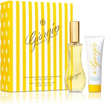 Giorgio Beverly Hills Yellow Woman Set Eau De Toilette 90ml & Bl 50ml
