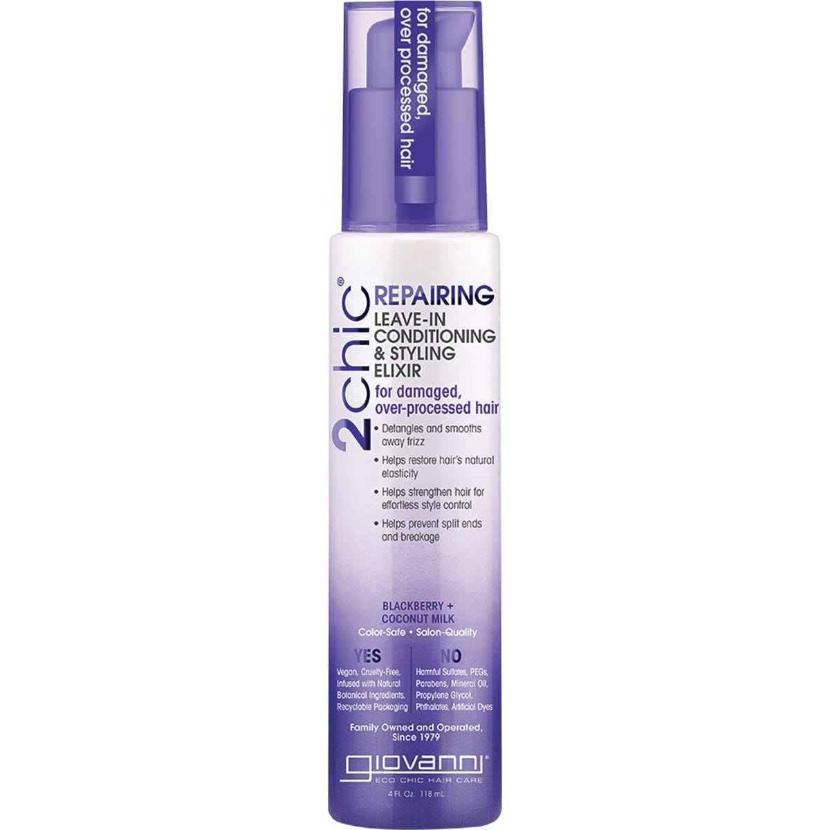 Leave in Conditioner 2chic Repairing Damaged Hair 118ml