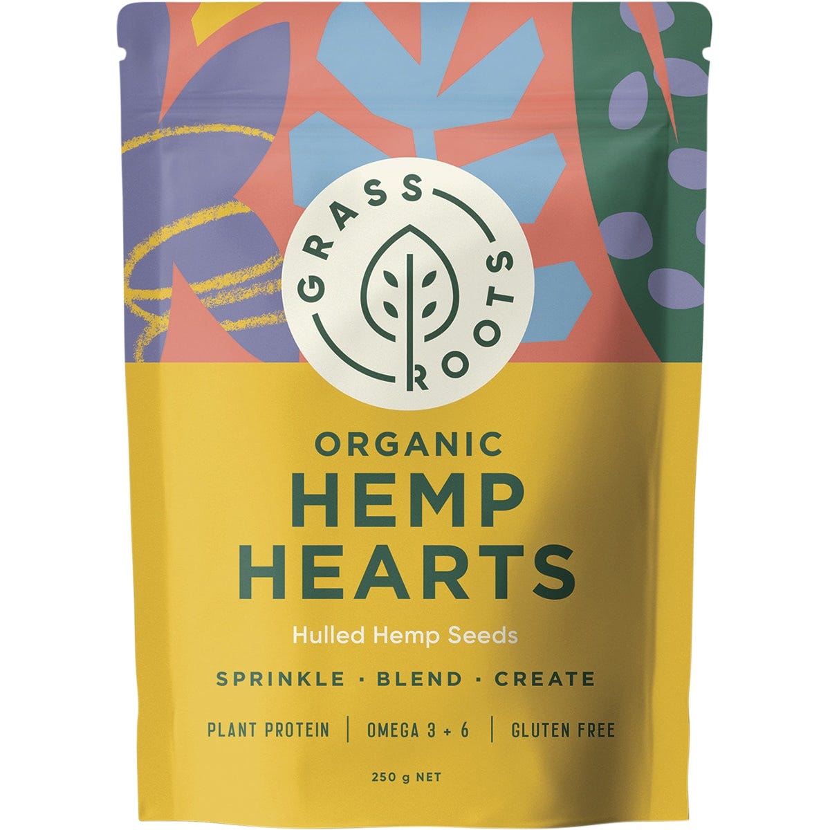 Organic Hemp Hearts Hulled Hemp Seeds 250g