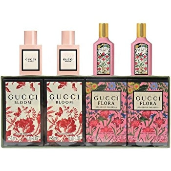 Gucci Woman Mini Set Eau De Parfum 2x 5ml (bloom Eau De Parfum) & 2x 5ml (flora Gorgeous Gardenia Eau De Parfum)