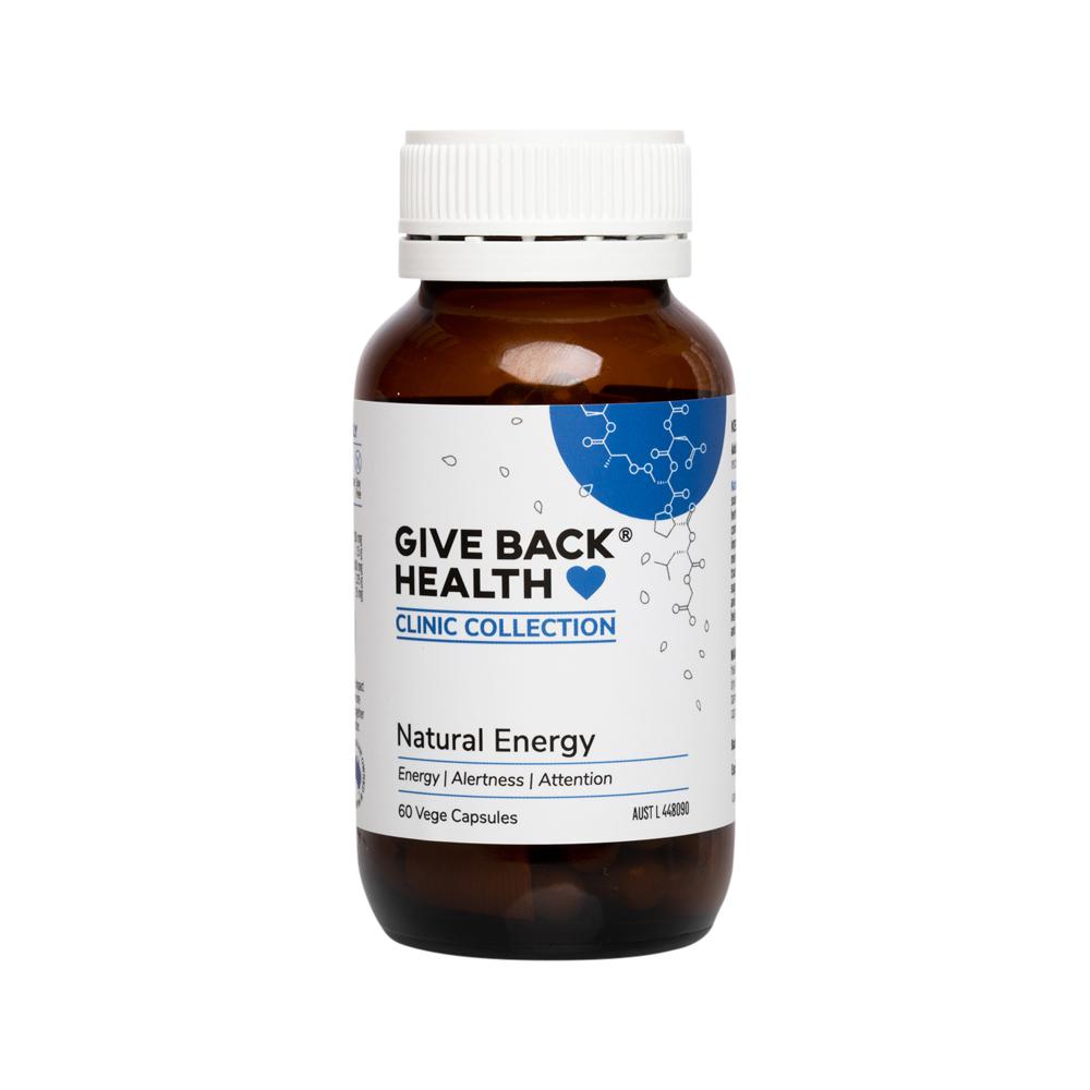Give Back Health Clinic Collection Natural Energy 60vc