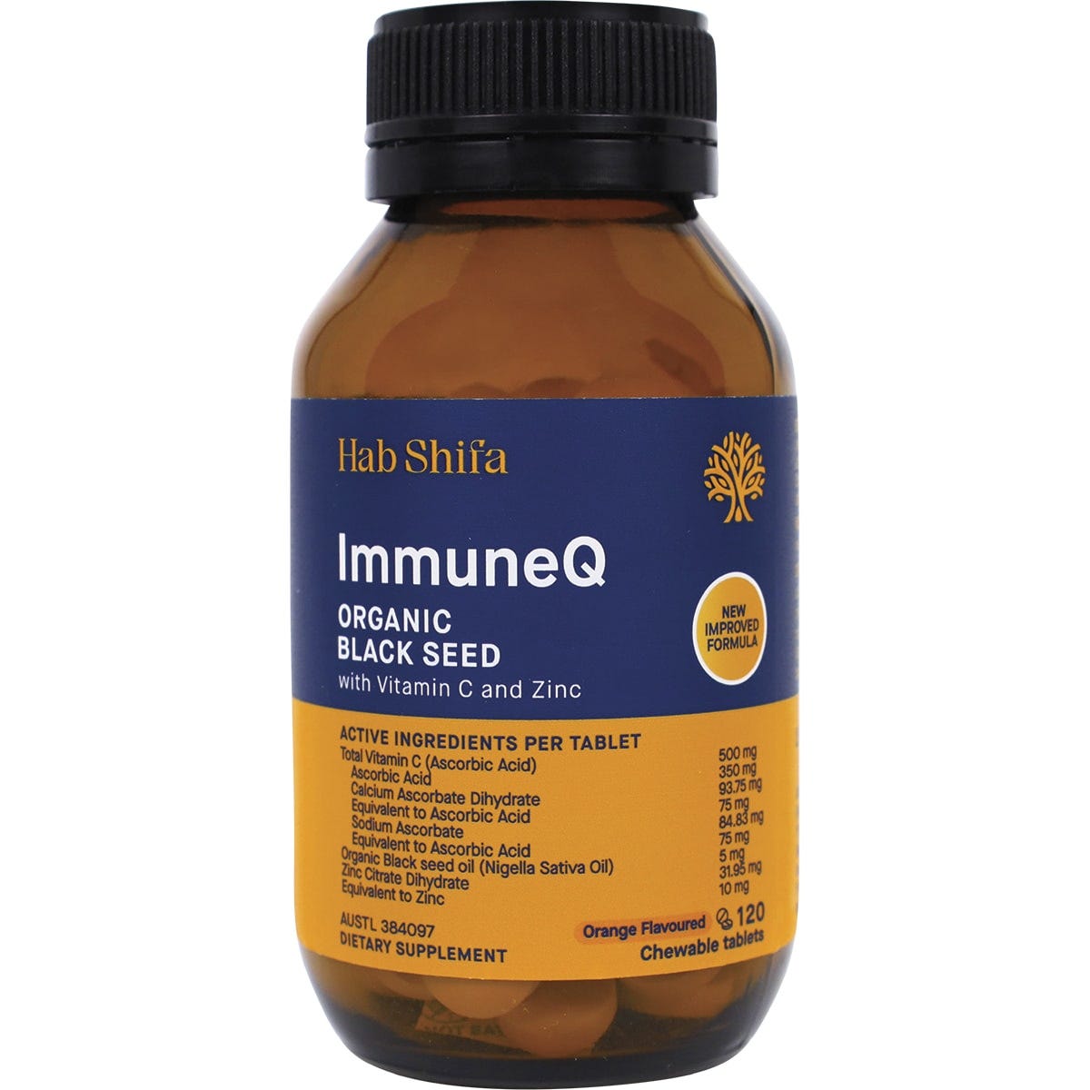 ImmuneQ Organic Black Seed Tablets 120 Tabs