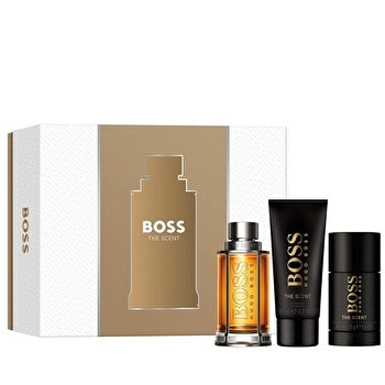 Hugo Boss Boss The Scent Man Set Eau De Toilette 100ml & Sg 100ml & Deo Stick 70g (new Pack)