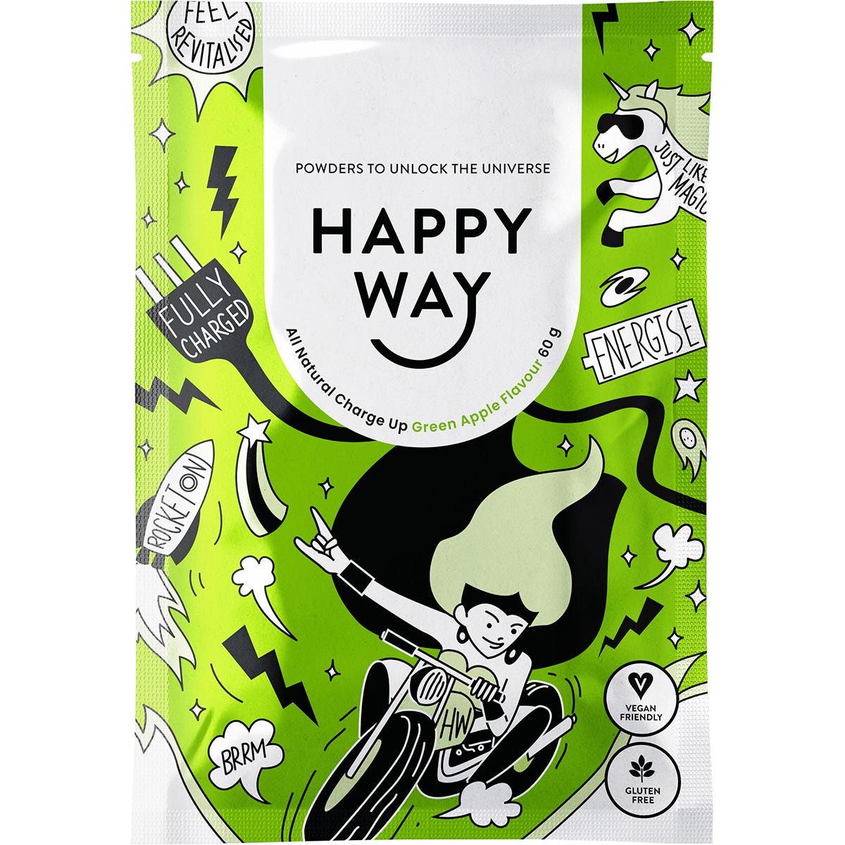 Charge Up Green Apple 60g