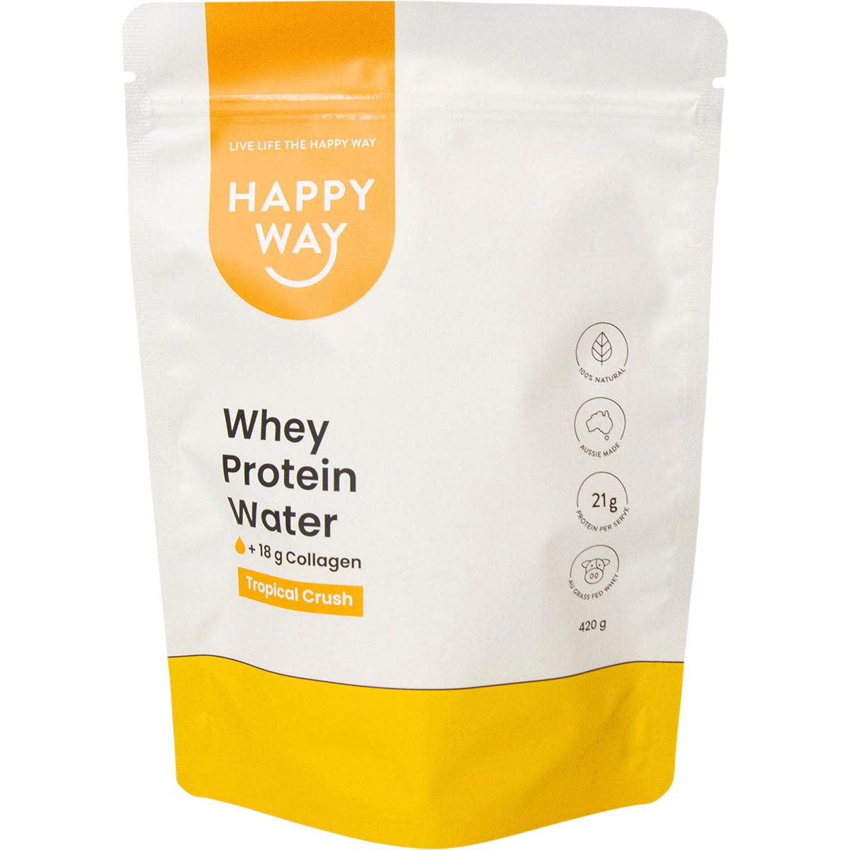 HAPPY WAY Whey Protein Water Tropical Crush 420g