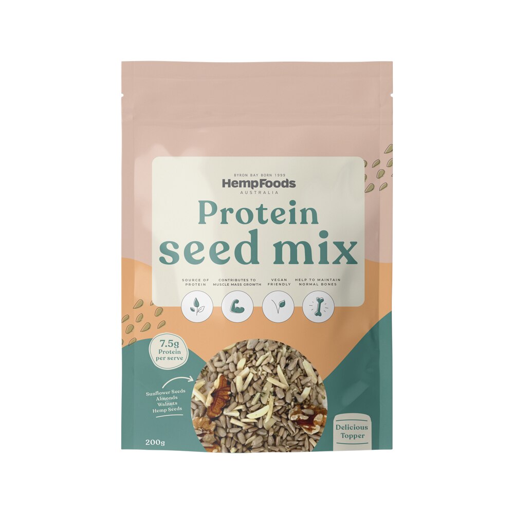 Hemp Foods Aust Seed Mix Protein 200g
