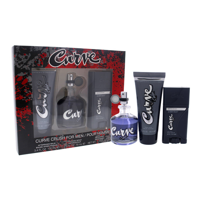 Liz Claiborne Curve Crush Man Set Cologne 75ml & Asb 100ml & Deo Stick 50g