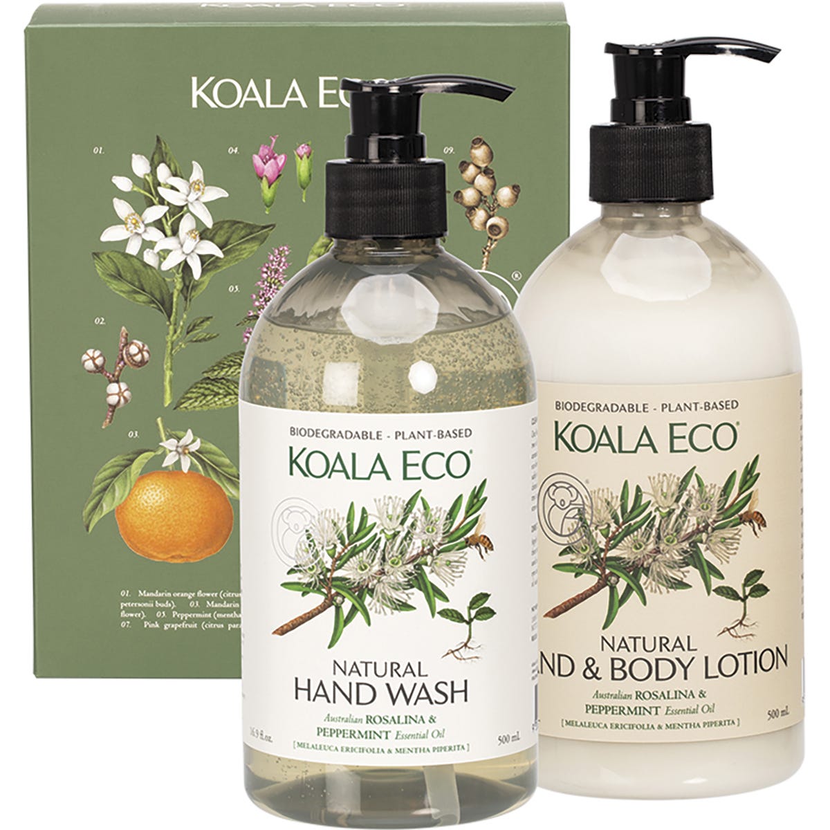 Hand and Body Gift Pack Rosalina & Peppermint 2pk