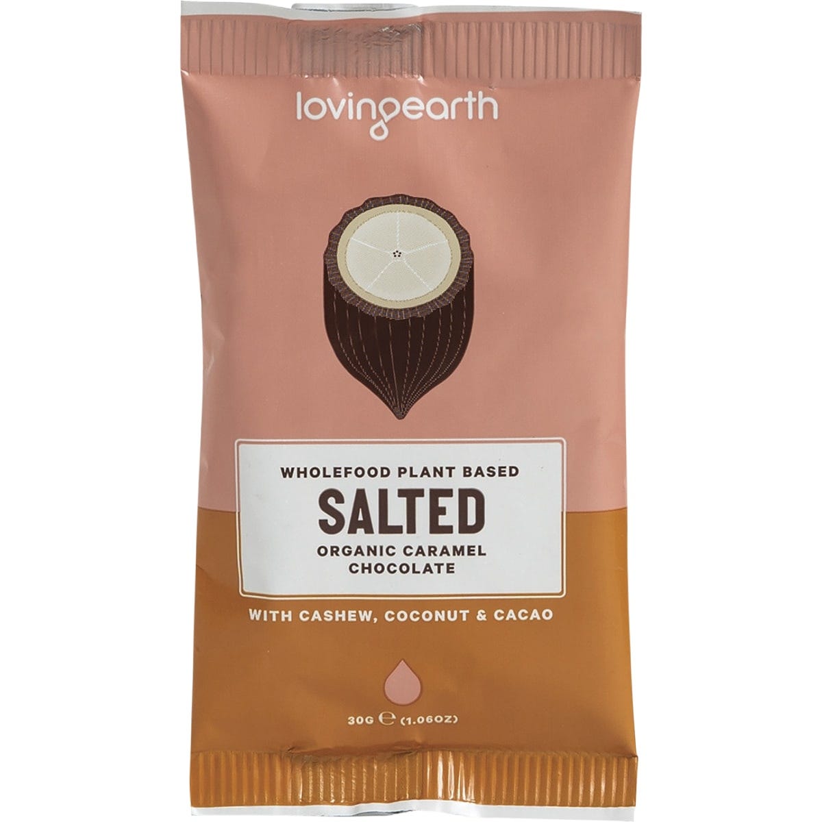 Salted Caramel Chocolate with Cashew, Coconut & Cacao 16x30g