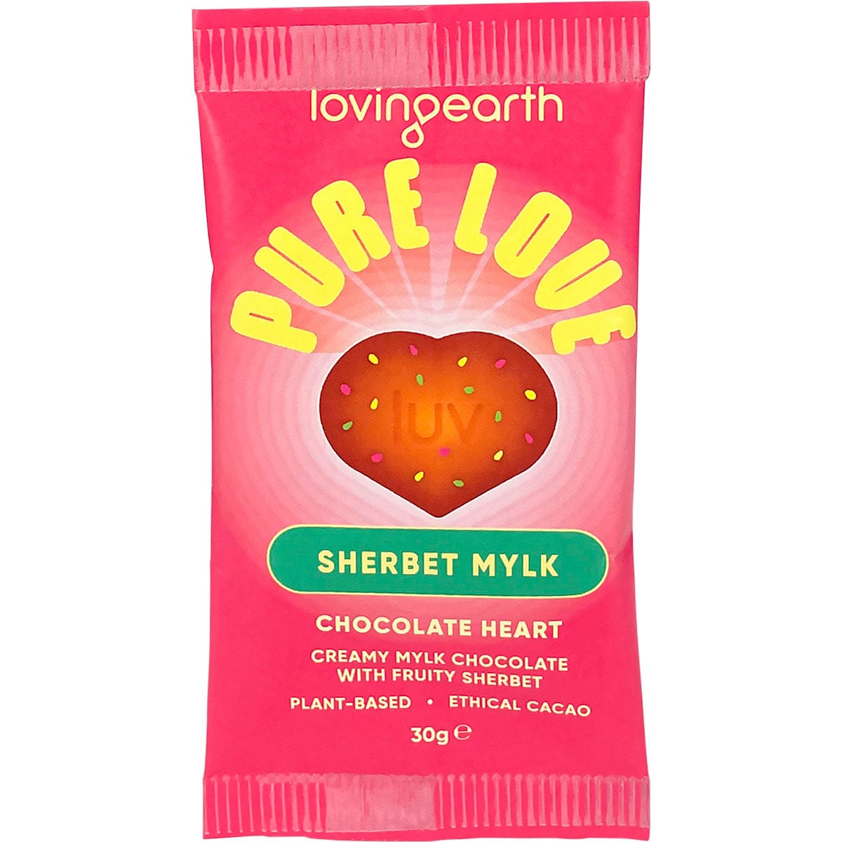 Sherbert Mylk Chocolate Heart 16x30g
