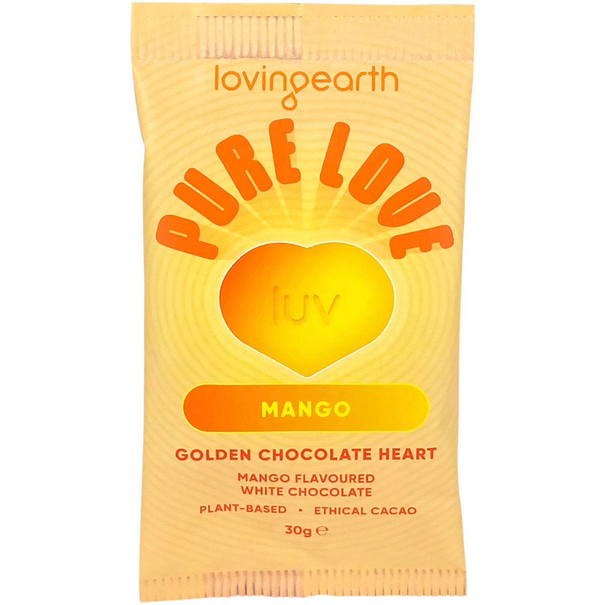 Mango White Chocolate Heart 16x30g