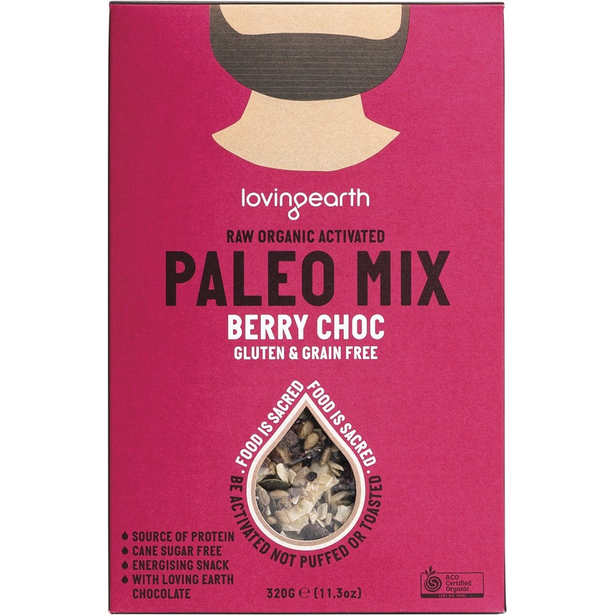 Paleo Mix Berry Choc 320g