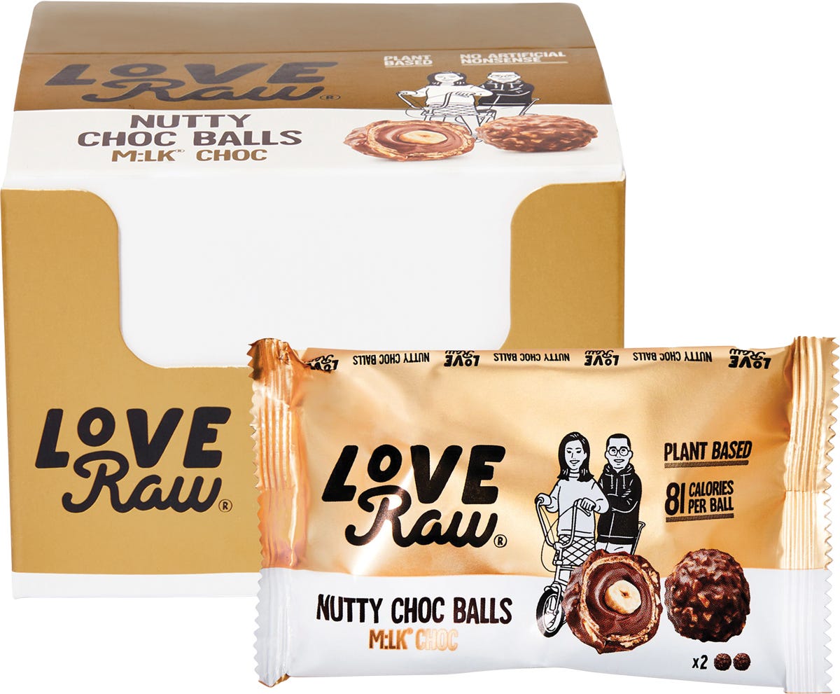 Nutty Choc Balls M:lk Choc 9x28g