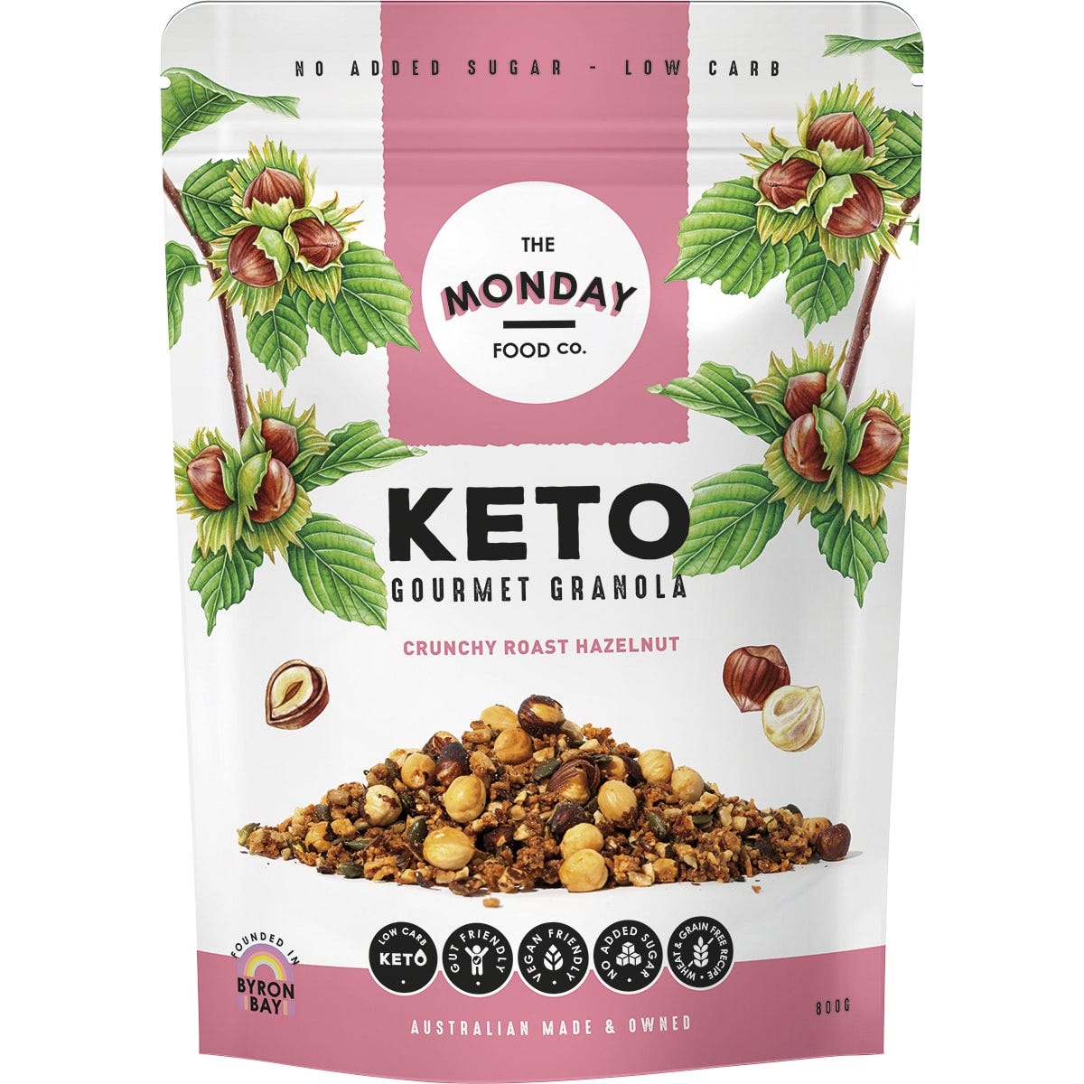Keto Gourmet Granola Crunchy Roast Hazelnut 800g