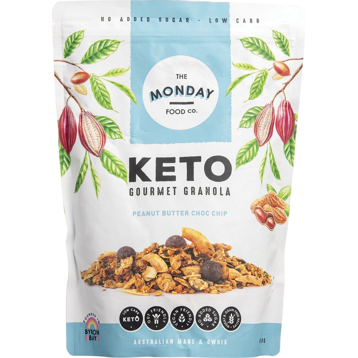 Keto Gourmet Granola Peanut Butter Chocolate Chip 800g