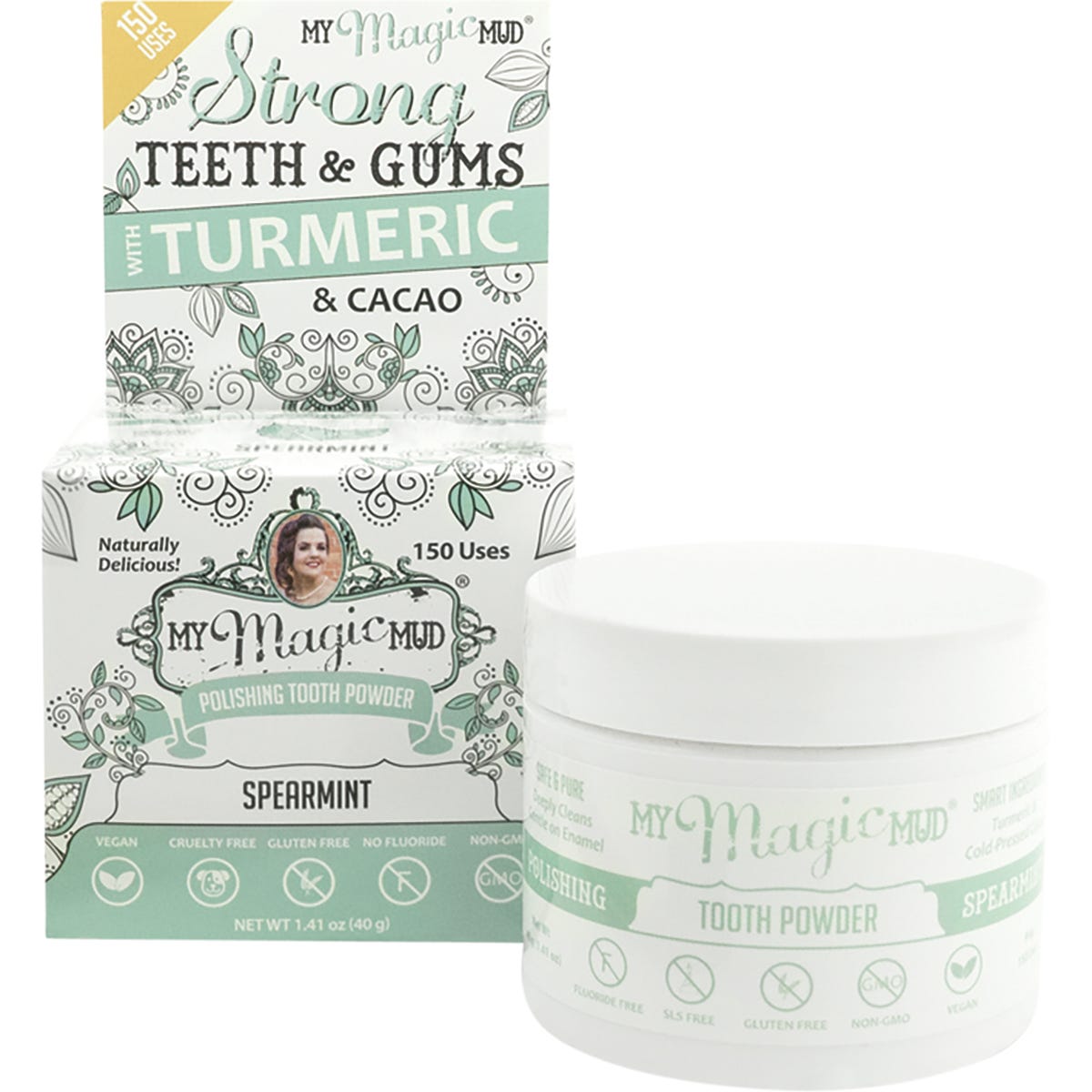 Polishing Tooth Powder Spearmint 40g