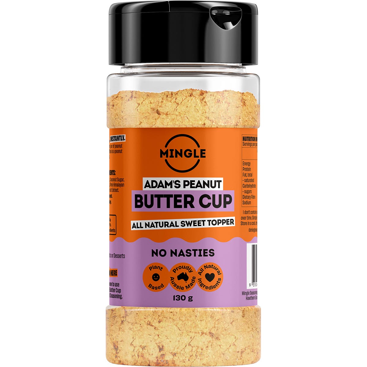 Adam's Peanut Butter Cup All Natural Sweet Topper 130g
