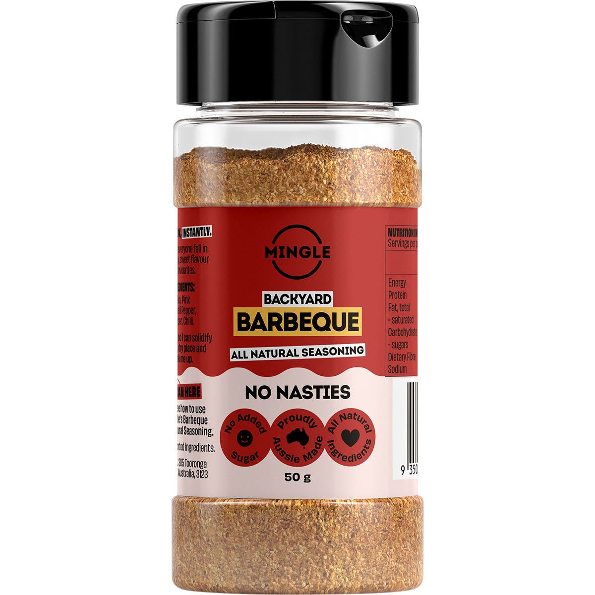 Backyard Barbeque All Natural Seasoning 10x50g