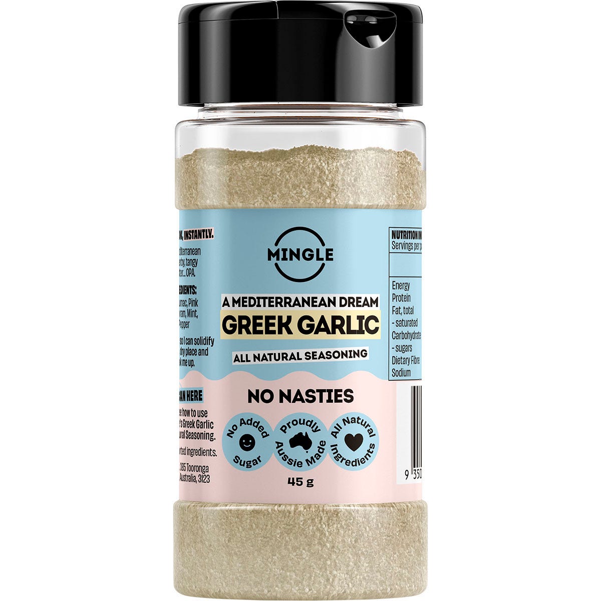 Greek Garlic Lovers All Natural Seasoning 10x45g