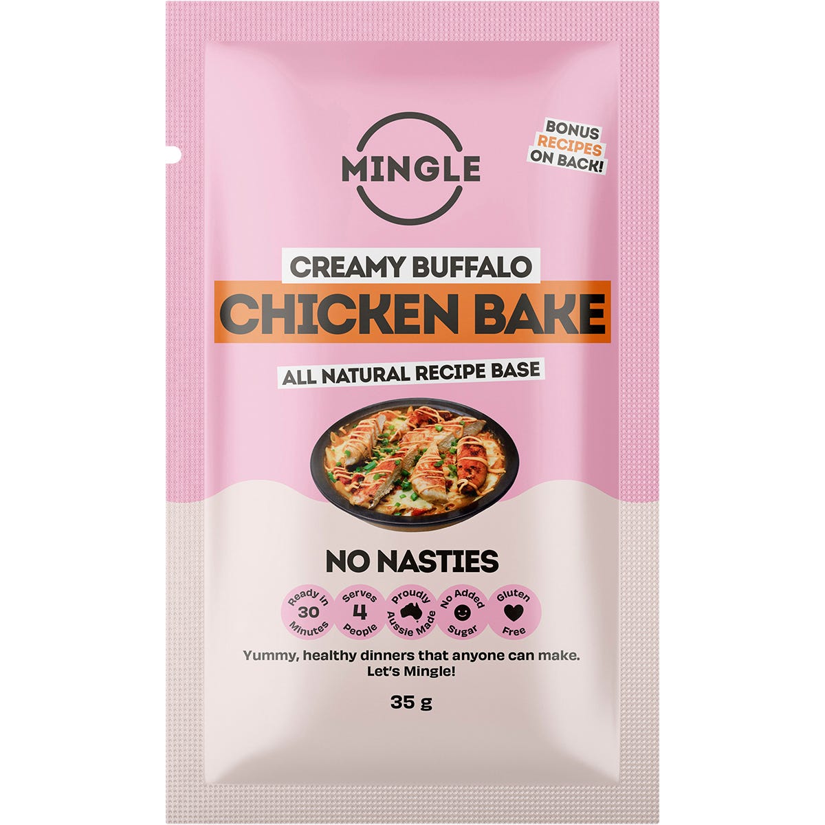 Buffalo Chicken Bake All Natural Recipe Base 12x35g
